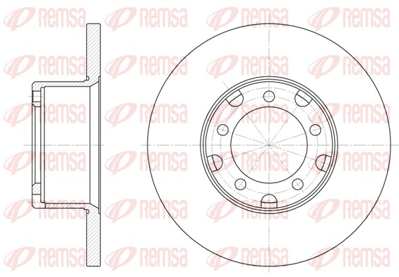Disque de frein REMSA 6291.00