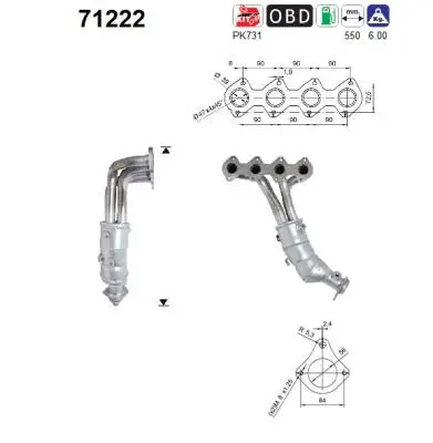 Catalyseur AS 71222