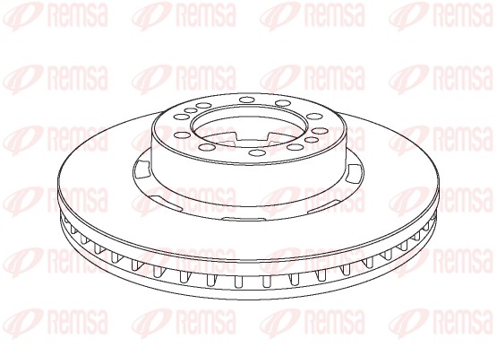 Disque de frein REMSA NCA1074.20