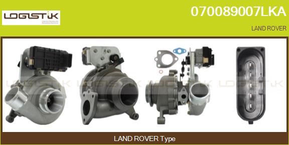 Turbocompresseur, suralimentation LGK 070089007LKA