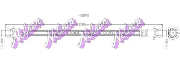 Flexible de frein KAWE H3890