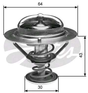 Thermostat, liquide de refroidissement GATES-SEA TH27082G1