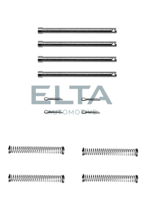 Kit d'accessoires, plaquette de frein à disque ELTA AUTOMOTIVE EA8512