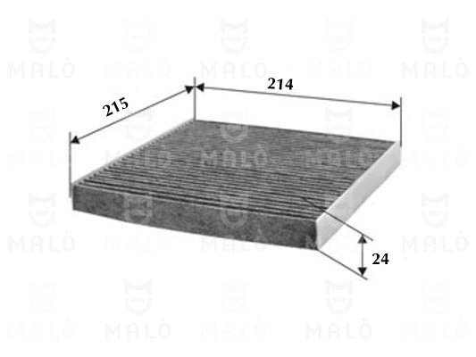 Filtre, air de l'habitacle AKRON-MALÒ 1531732