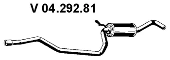 Silencieux avant EBERSPÄCHER 04.292.81