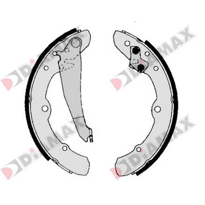Jeu de mâchoires de frein DIAMAX N01132