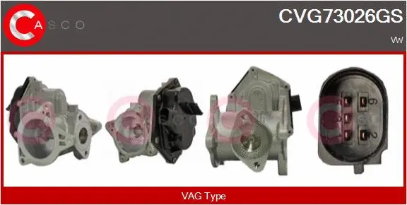 Vanne EGR CASCO CVG73026GS