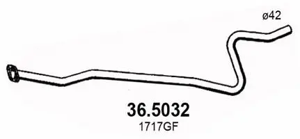 Tuyau d'échappement ASSO 36.5032