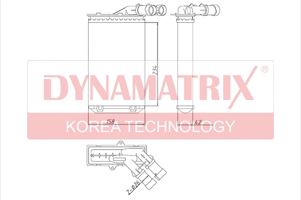 Système de chauffage DYNAMATRIX DR71156