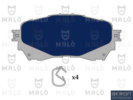 Kit de plaquettes de frein, frein à disque AKRON-MALÒ 1051164