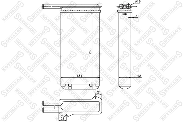 Système de chauffage STELLOX 10-35022-SX