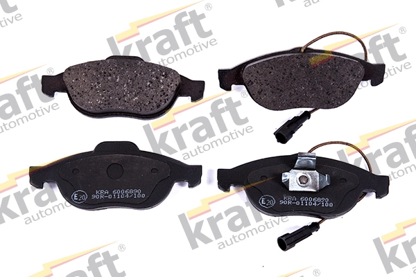Kit de plaquettes de frein, frein à disque KRAFT AUTOMOTIVE 6006890