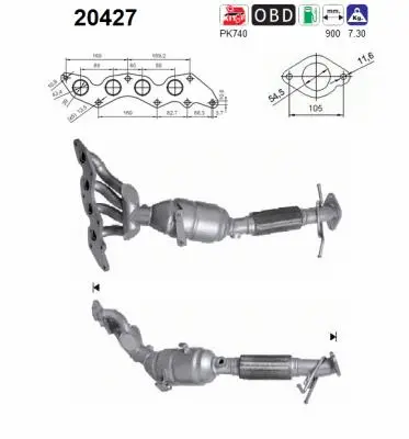 Catalyseur AS 20427