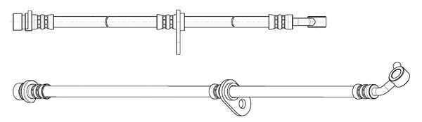 Flexible de frein CEF 512858