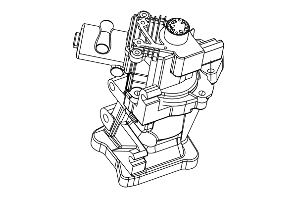 Vanne EGR AISIN EGRAZ-7021