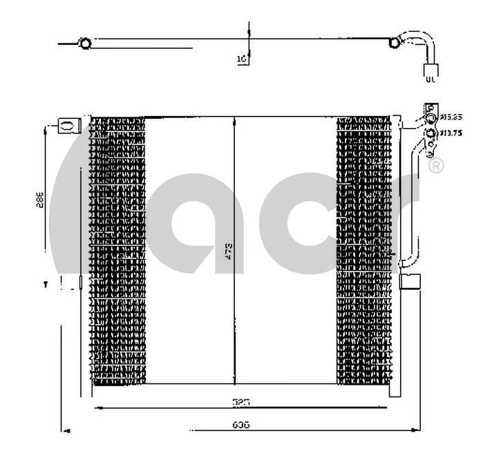 Condenseur, climatisation ACR 300513