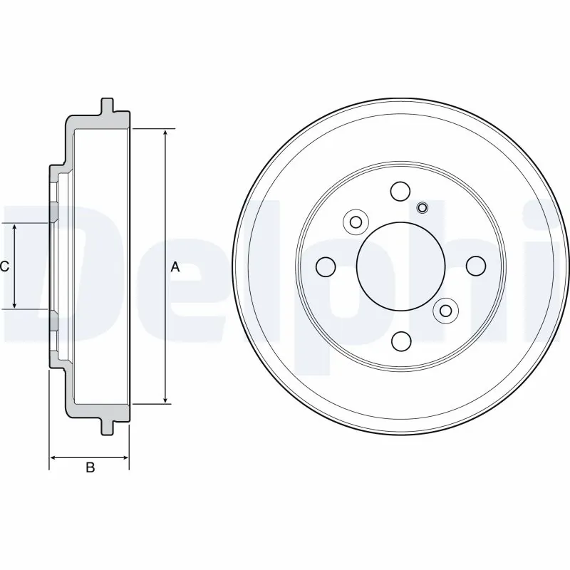 Tambour de frein DELPHI BF525
