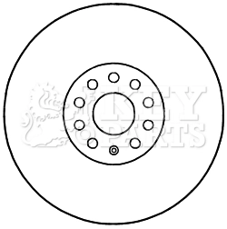 Disque de frein KEY PARTS KBD5963S