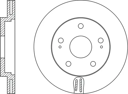 Disque de frein FIT FR0513V