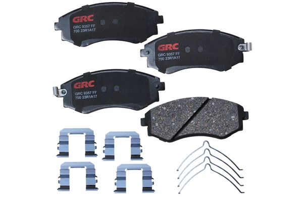 Kit de plaquettes de frein, frein à disque GRC - Ultra Brakes GCD700