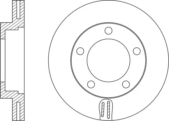 Disque de frein FIT FR0707V