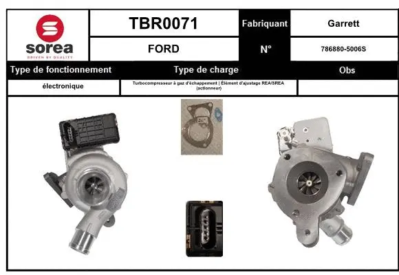 Turbocompresseur, suralimentation EAI TBR0071