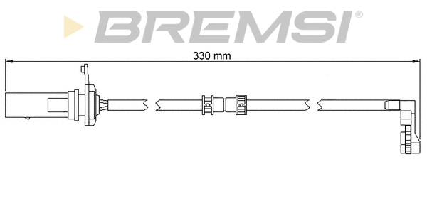 Contact d'avertissement, usure des plaquettes de frein BREMSI WI0953