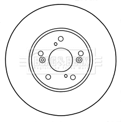 Disque de frein BORG & BECK BBD5311