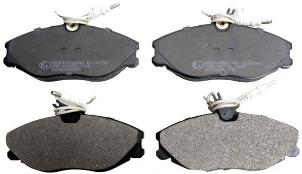 Kit de plaquettes de frein, frein à disque DENCKERMANN B110597