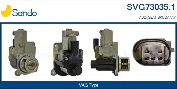 Vanne EGR SANDO SVG73035.1