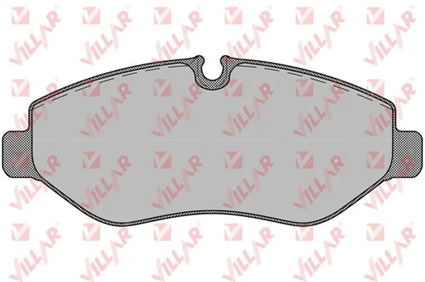 Kit de plaquettes de frein, frein à disque VILLAR 626.1275