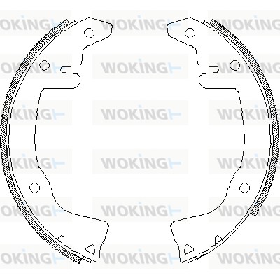 Mâchoire de frein WOKING Z4281.00
