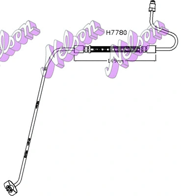 Flexible de frein BROVEX-NELSON H7780