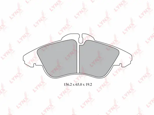Kit de plaquettes de frein, frein à disque LYNXAUTO BD-5337