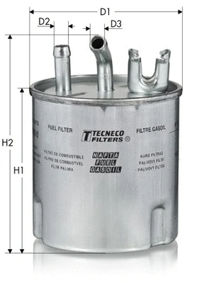 Filtre à carburant TECNECO FILTERS GS939/15