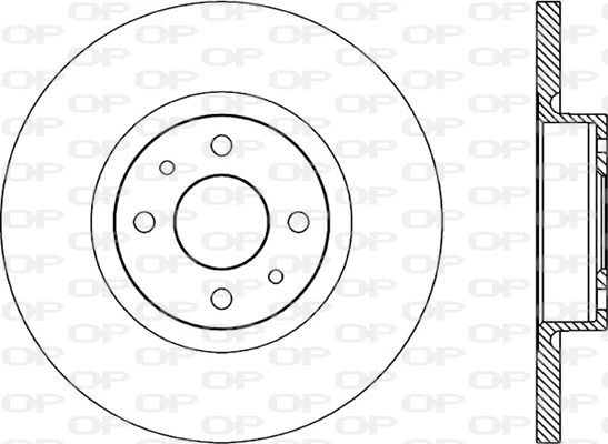 Disque de frein OPEN PARTS BDR1740.10