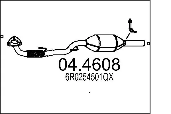 Catalyseur MTS 04.4608