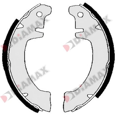 Jeu de mâchoires de frein DIAMAX N01079