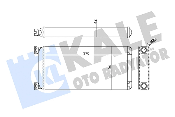 Système de chauffage KALE OTO RADYATÖR 353855