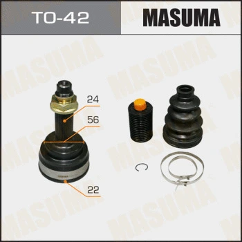 Jeu de joints, arbre de transmission MASUMA TO-42