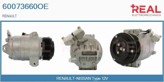 Compresseur, climatisation REAL 60073660OE