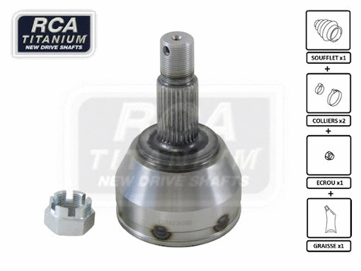 Jeu de joints, arbre de transmission RCA FRANCE CI94