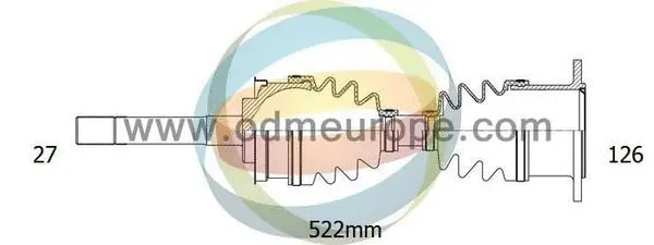 Arbre de transmission 4X4 ESTANFI EST-18-063070