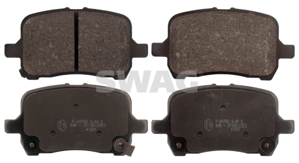 Kit de plaquettes de frein, frein à disque SWAG 40 11 6146