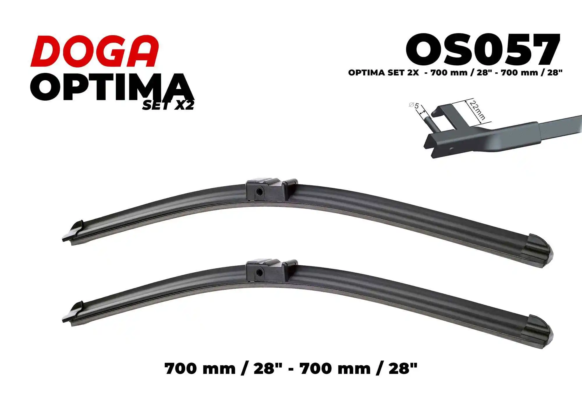 Balai d'essuie-glace DOGA OS057