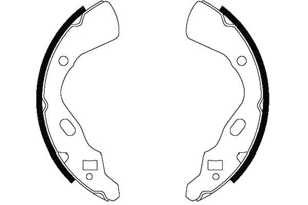 Jeu de mâchoires de frein KAVO PARTS KBS-4410