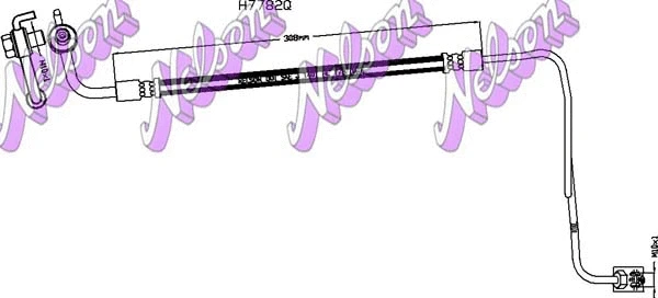 Flexible de frein KAWE H7782Q