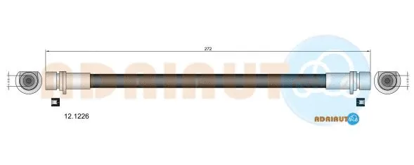 Flexible de frein ADRIAUTO 12.1226