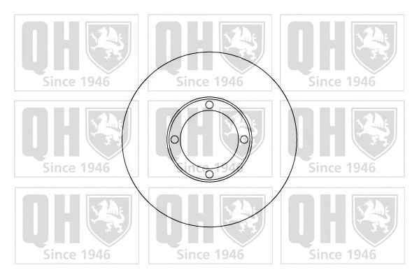 Disque de frein QUINTON HAZELL BDC4863