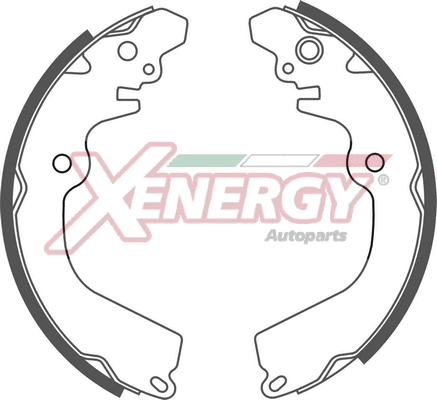 Jeu de mâchoires de frein AP XENERGY X50225